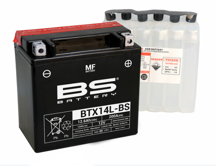 BATERIA BS YTX 14 L BS